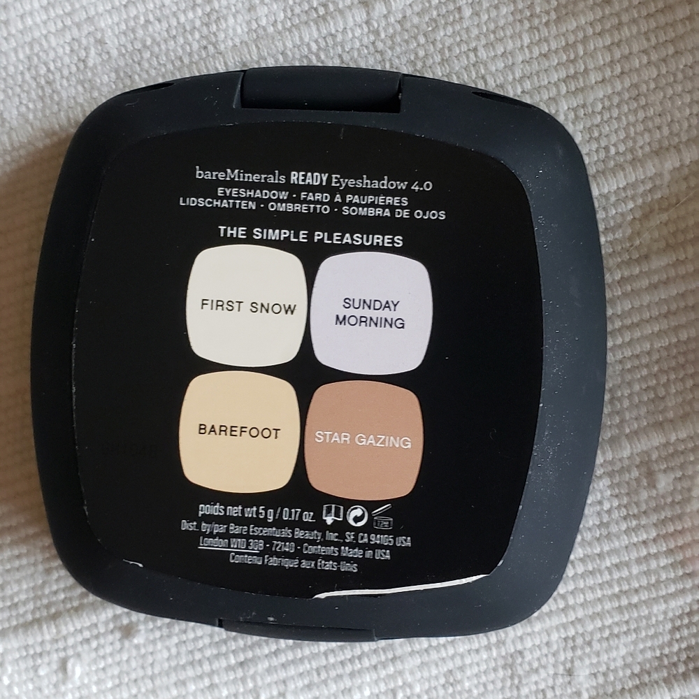 Bare Minerals eyeshadow palette